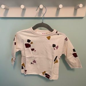 Zara Graphic Long Sleeve Top